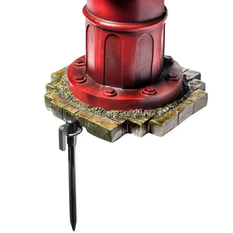 LULIND - Dog Fire Hydrant Garden Statue with 2 Stakes, 14 Inches (Small) - Image 5